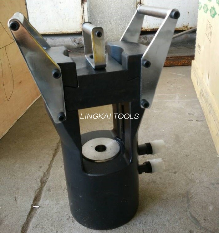 1250KN तार डोरी हाइड्रोलिक कम्प्रेसर 24mm स्ट्रोक क्रिमिंग 14-76mm टर्मिनलहरूको लागि