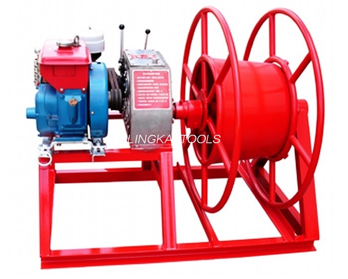 3600rpm स्पीड 5 टन पावर पुलर विन्च तार GX160 पेट्रोल इन्जिनको साथ लिनुहोस्