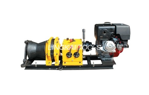 पेट्रोल Honda GX390 13HP इन्जिनको साथ स्पीडी शाफ्ट ड्राइभ ट्रान्समिशन केबल विन्च पुलर